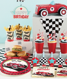 Vintage Race Car | Themed Party Supplies | Party Save Smile